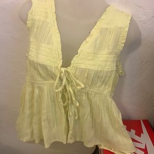 American eagle summer top open in front nwt new this year